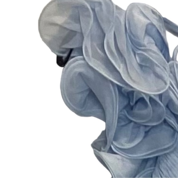 Mac Duggal Ruffle Tiered Cut-Out Chiffon Gown - Picture 6 of 16